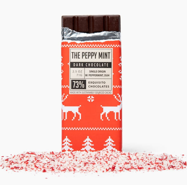 73% Peppermint, Dark Chocolate Bar