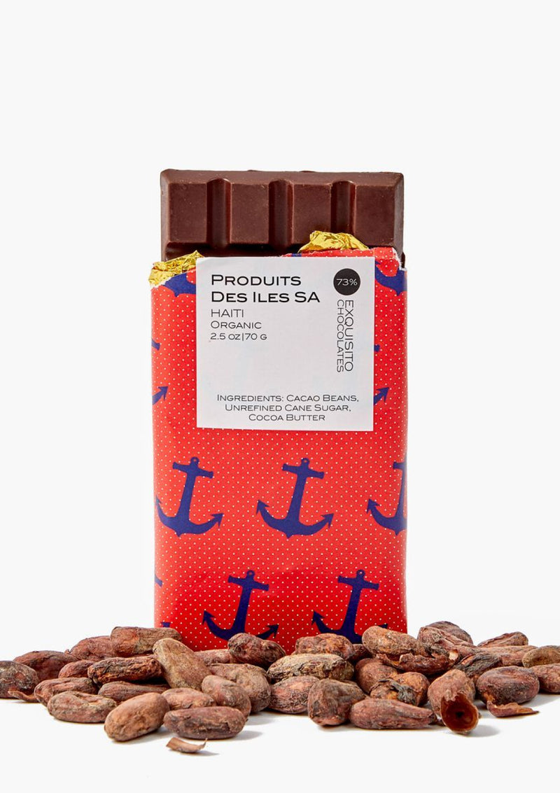 73% Produits Des Iles, Haiti Dark Chocolate Bar