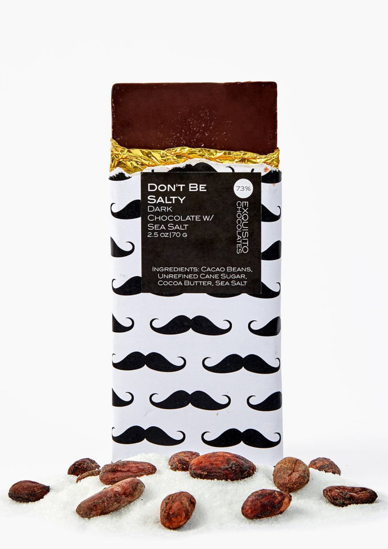 73% Don't Be Salty, Ecuador Dark Chocolate & Sea Salt Bar